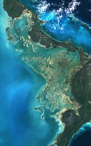 Preview wallpaper islands, relief, satellite, aerial view, nature