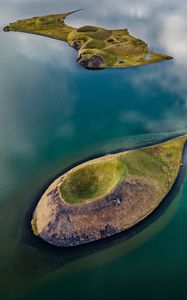 Preview wallpaper islands, relief, sea, nature, landscape, aerial view