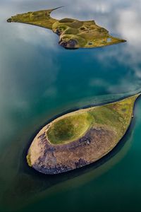 Preview wallpaper islands, relief, sea, nature, landscape, aerial view