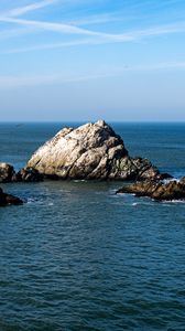 Preview wallpaper islands, rocks, sea, stones, water, horizon, nature