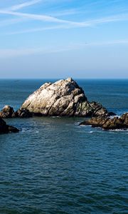 Preview wallpaper islands, rocks, sea, stones, water, horizon, nature