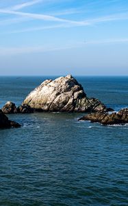Preview wallpaper islands, rocks, sea, stones, water, horizon, nature