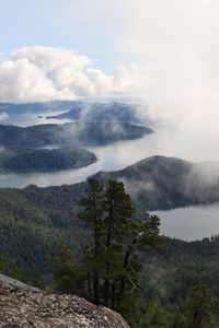 Preview wallpaper islands, trees, clouds, rock, landscape