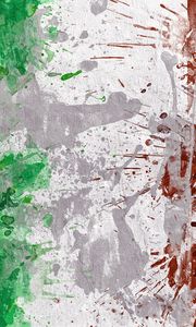Preview wallpaper italy, flag, stains, background, texture