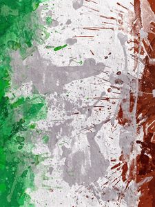 Preview wallpaper italy, flag, stains, background, texture