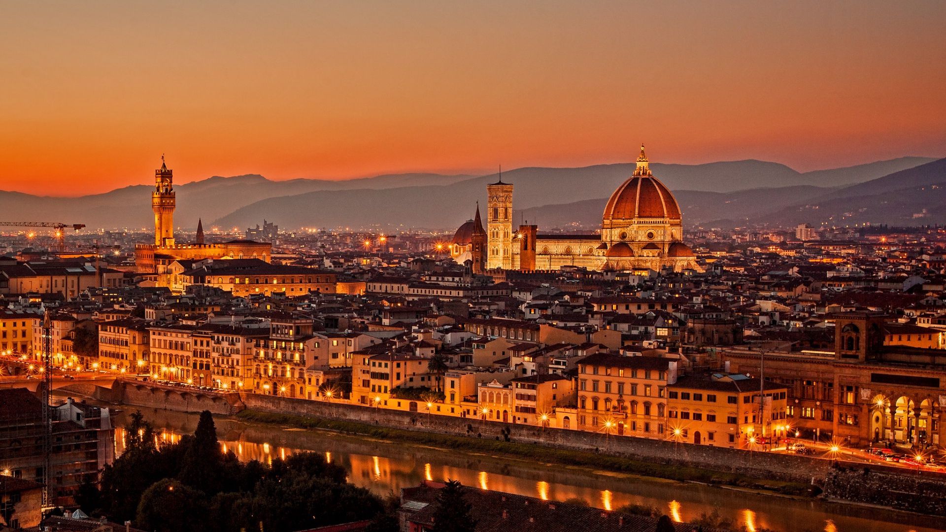 Download wallpaper 1920x1080 italy, florence, firenze, la cattedrale