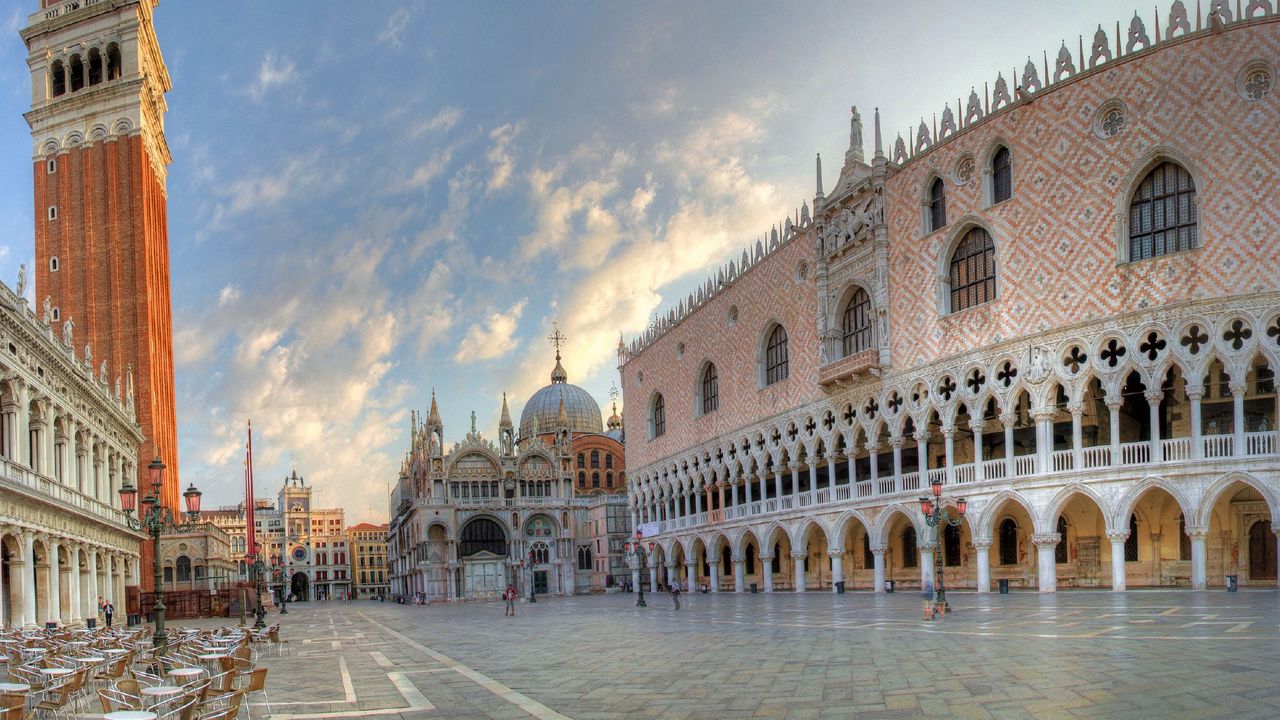 Wallpaper italy, piazza san marco, building, stone