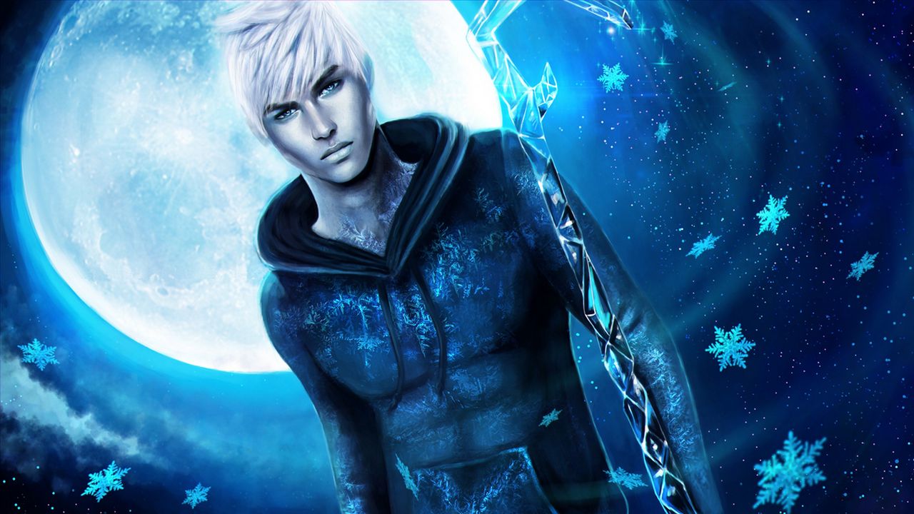 Wallpaper jack frost, snowflakes, boy, winter, winter spirit