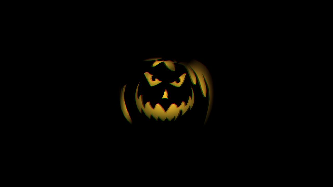 Wallpaper jack o lantern, halloween, pumpkin, dark