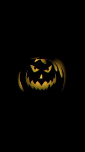 Preview wallpaper jack o lantern, halloween, pumpkin, dark