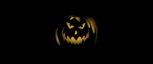 Preview wallpaper jack o lantern, halloween, pumpkin, dark