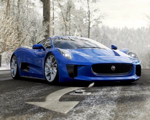 Preview wallpaper jaguar c-x75, jaguar, sports car, supercar