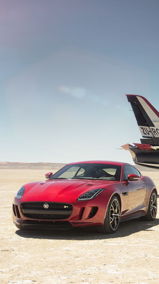 540x960 Wallpaper jaguar f-type r, jaguar, car, sportscar, red