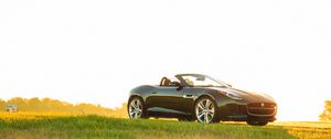 Preview wallpaper jaguar, f-type, v8 s, convertible, side view