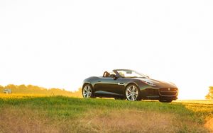 Preview wallpaper jaguar, f-type, v8 s, convertible, side view