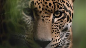 Preview wallpaper jaguar, predator, big cat, animal, blur