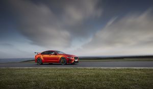 Preview wallpaper jaguar xe sv project 8, jaguar, road, side view