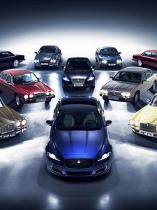 Preview wallpaper jaguar xj, jaguar, cars, generation, retro