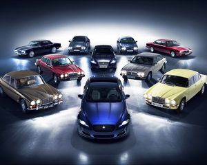 Preview wallpaper jaguar xj, jaguar, cars, generation, retro