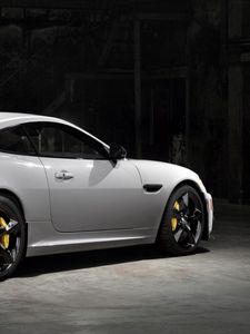 Preview wallpaper jaguar, xkr-s, gt, white, car, side view