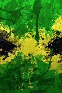 Preview wallpaper jamaica, flag, color, symbol, background, texture