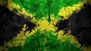 Preview wallpaper jamaica, flag, color, symbol, background, texture