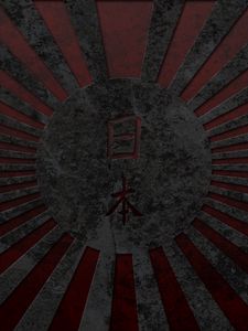 Preview wallpaper japan, flag, kanji, texture