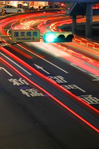 Preview wallpaper japan, tokyo, highway, road, night, light