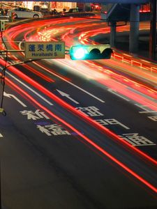 Preview wallpaper japan, tokyo, highway, road, night, light