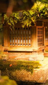 Preview wallpaper japanese stone lantern, japanese lantern, lantern, japanese garden, tree