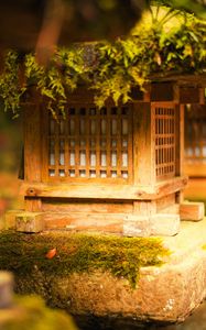 Preview wallpaper japanese stone lantern, japanese lantern, lantern, japanese garden, tree