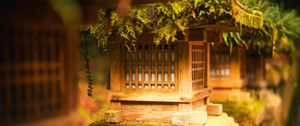 Preview wallpaper japanese stone lantern, japanese lantern, lantern, japanese garden, tree