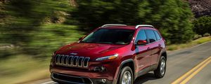 Preview wallpaper jeep cherokee, jeep, cars, speed, novelty, 2014