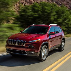 Preview wallpaper jeep cherokee, jeep, cars, speed, novelty, 2014