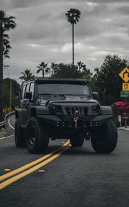 Preview wallpaper jeep cj, jeep, car, front view