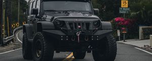 Preview wallpaper jeep cj, jeep, car, front view