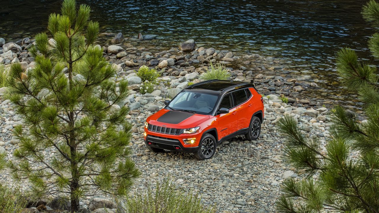 Wallpaper jeep, compass, 2017, side view