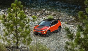 Preview wallpaper jeep, compass, 2017, side view