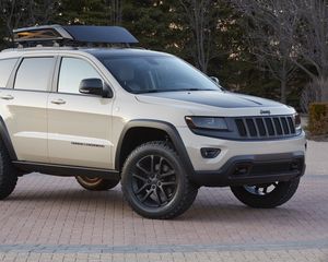 Preview wallpaper jeep, concept, suv, grand, cherokee, ecodiesel trail warrior, jeep performance