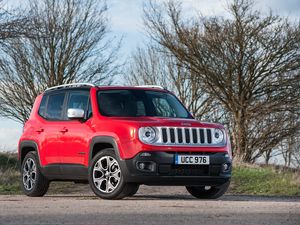 Preview wallpaper jeep, renegade, limited, uk-spec, red, side view