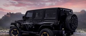 Preview wallpaper jeep, wrangler, dragon, concept, auto, black, suv