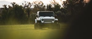 Preview wallpaper jeep wrangler, jeep, car, suv, white