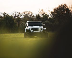 Preview wallpaper jeep wrangler, jeep, car, suv, white