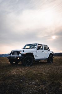 Preview wallpaper jeep wrangler, jeep, car, headlights