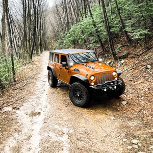 Preview wallpaper jeep wrangler, jeep, car, suv, brown, off road