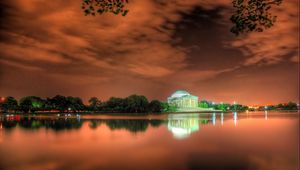 Preview wallpaper jefferson memorial, washington, beach, bright