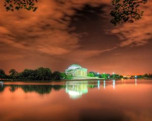 Preview wallpaper jefferson memorial, washington, beach, bright