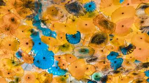 Preview wallpaper jellyfish, colorful, sea, depth, underwater