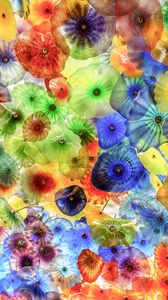Preview wallpaper jellyfish, colorful, underwater world
