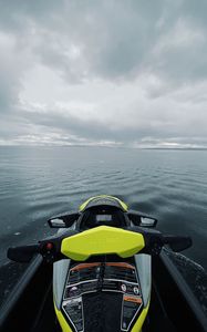 Preview wallpaper jet ski, sea, water, waves